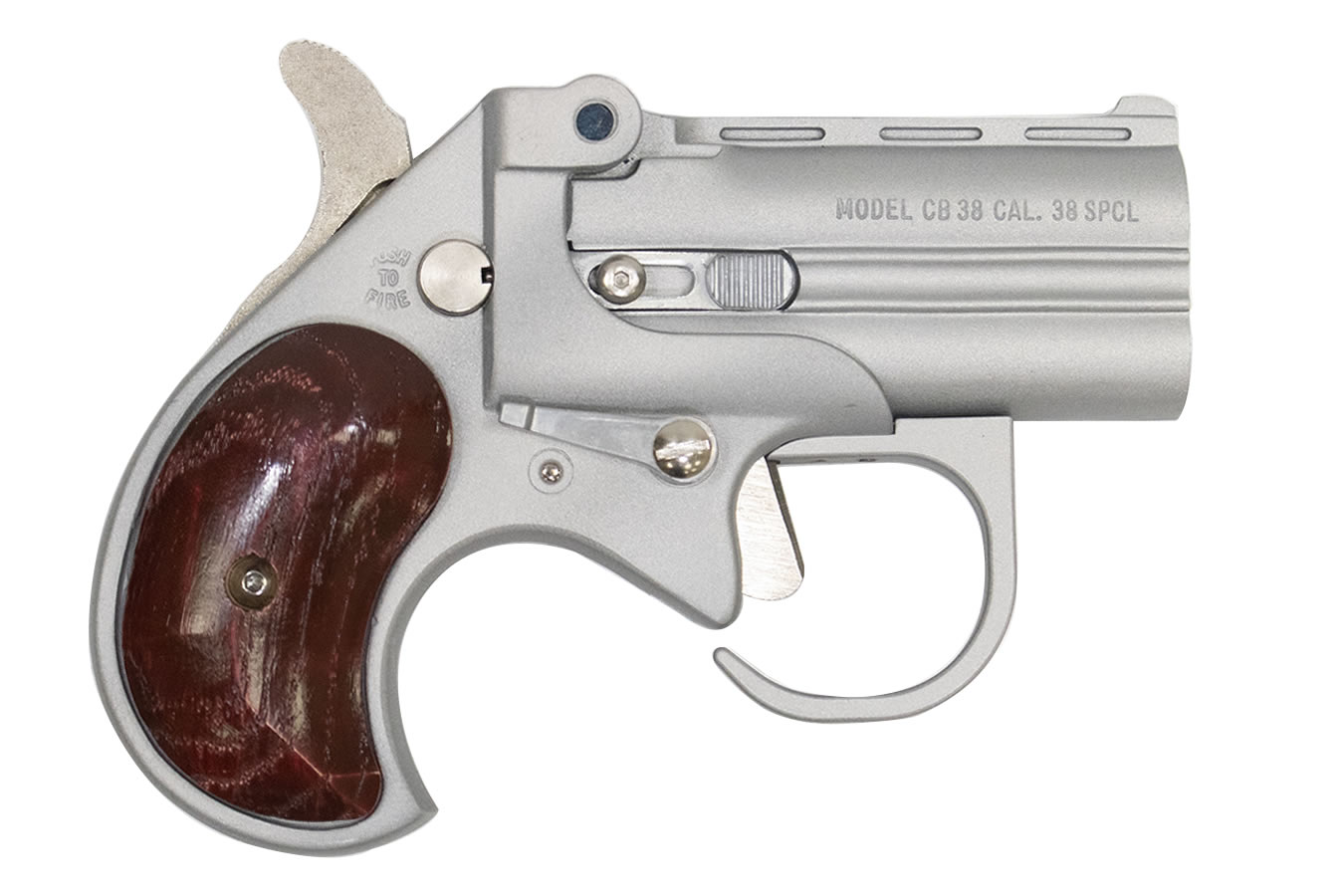 38 Special Big Bore Derringer Guardian Package with Satin Finish and Rosewood Gr