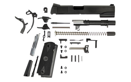 45 ACP / 5″ Government Parkerized Black Slide 1911 Parts Kit
