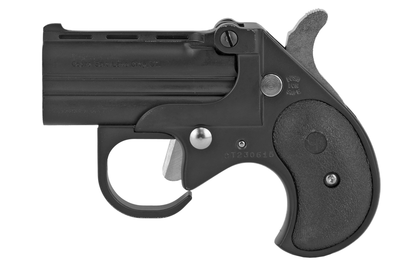 9mm Big Bore Derringer Guardian Package with Black Finish and Black Grips
