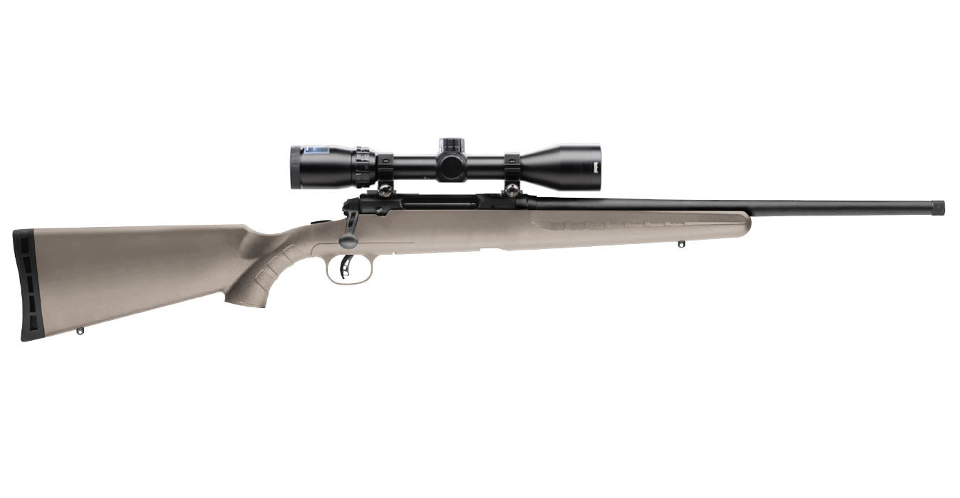 Axis II Flat Dark Earth Exclusive 6.5 Creedmoor w / 3-9×40 Scope and Threaded Barrel