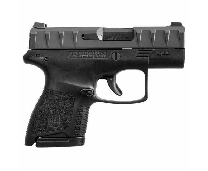 BERETTA APX CARRY 9MM 3.07″ BLK 6/8 3 MAGAZINES