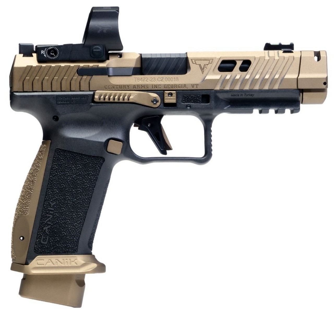 Canik Tti Combat 9MM 4 6 Barrel Mecanik MO3 Optic Included 18RD Canik