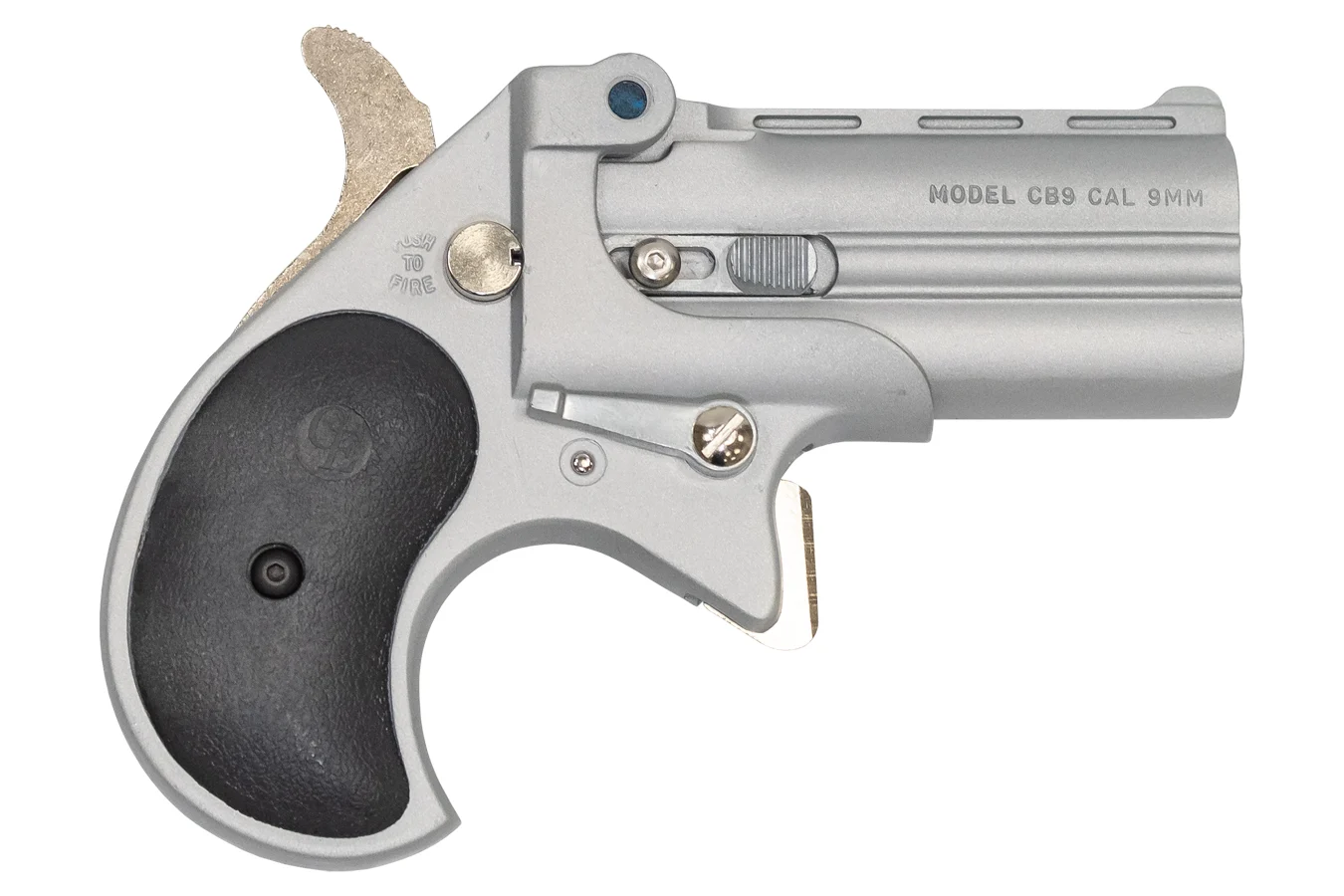 CB9 9mm Satin Derringer with Satin Nickel Cerakote Finish