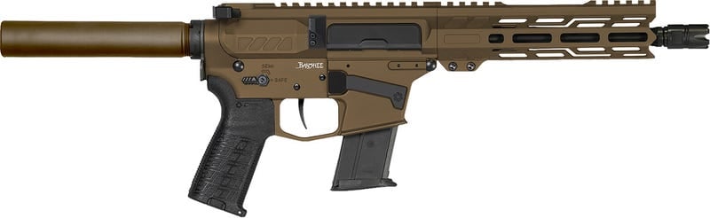 CMMG Banshee MK57 Midnight Bronze 5.7 X 28 8″ Barrel 20-Rounds No Brace