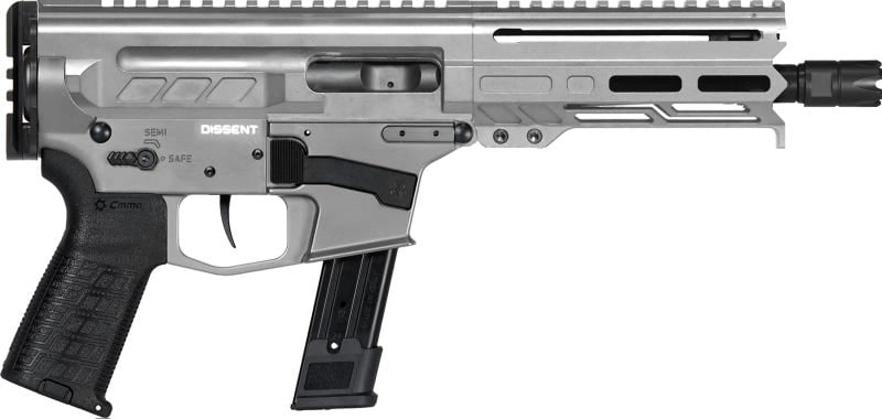 CMMG Dissent MK17 Tungsten 9mm 6.5″ Barrel 21-Rounds No Brace