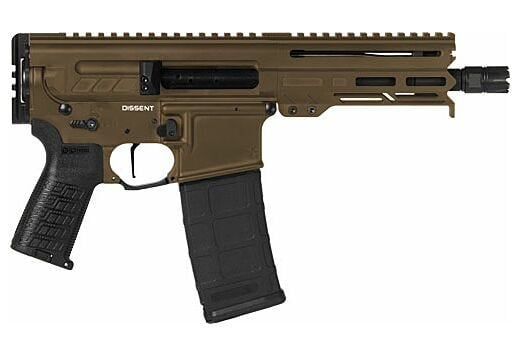 CMMG Dissent MK4 Midnight Bronze 5.56 6.5″ Barrel 30-Rounds No Brace