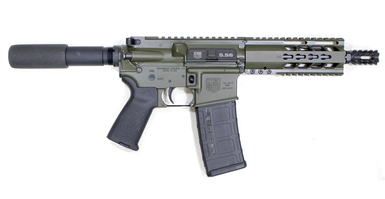 DB15 5.56mm OD Green Semi-Automatic Pistol