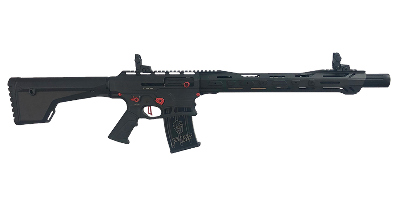 F12 Puma Sport 12 Gauge Semi-Automatic Shotgun with Black Finish and Red Accents