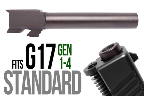 Fits Glock 17 9mm Match Barrel threaded in Plum