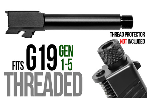 Fits Glock 17 New 9mm Match Grade Barrel threaded