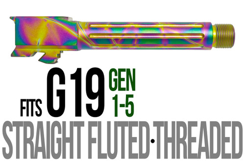 Fits Glock 19 9mm Flush Fit Barrel in Radio Active