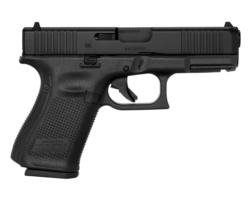 GLOCK 19 GEN 5 COMPACT 9MM 4.02″ BARREL 15-ROUNDS USA MADE