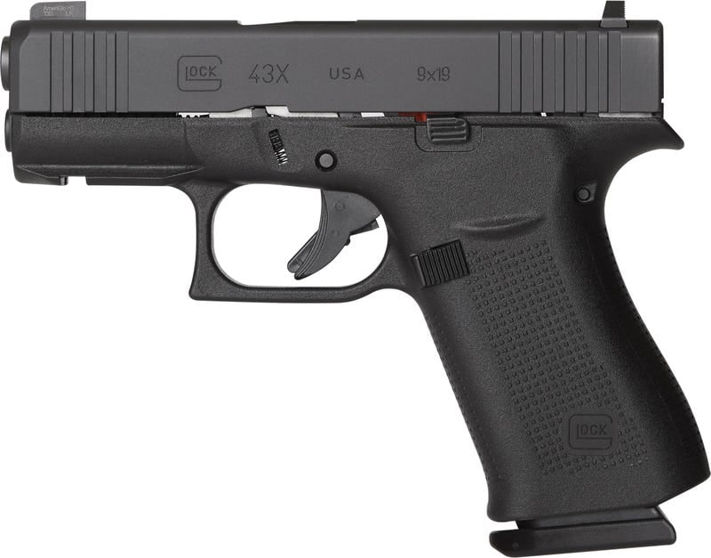 GLOCK 43X BURNT BRONZE 9MM 3.4″ BARREL 10-ROUNDS