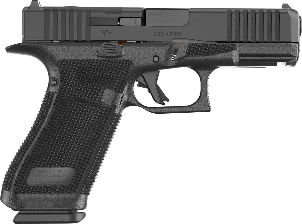 Glock G45 Gen6 9mm Pistol with 10-Round Magazine - Compact Crossover Design