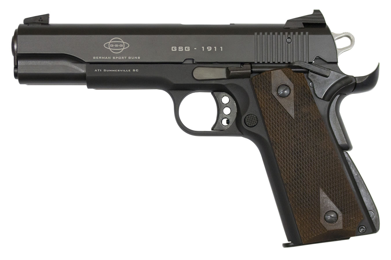 GSG 1911-22 22LR Rimfire Pistol with Faux Suppressor