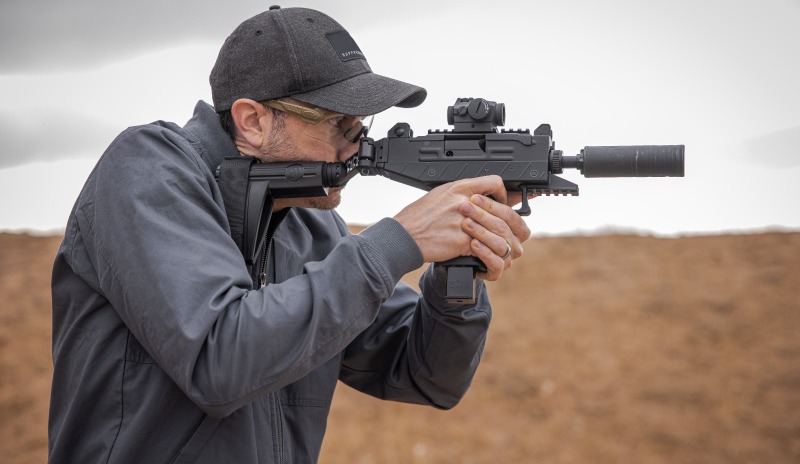 IWI UZI Pro 9mm 4.5″ Threaded Barrel with Stabilizing Brace