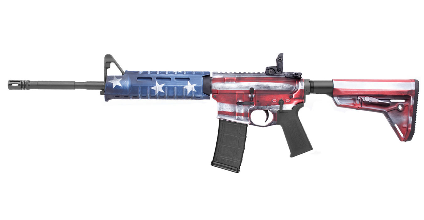 LE6920 5.56mm Magpul Sporter Carbine with American Flag Cerakote Finish