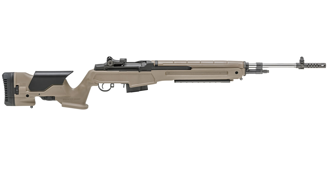 M1A Loaded 6.5 Creedmoor with FDE Precision Adjustable Stock and Stainless Barrel
