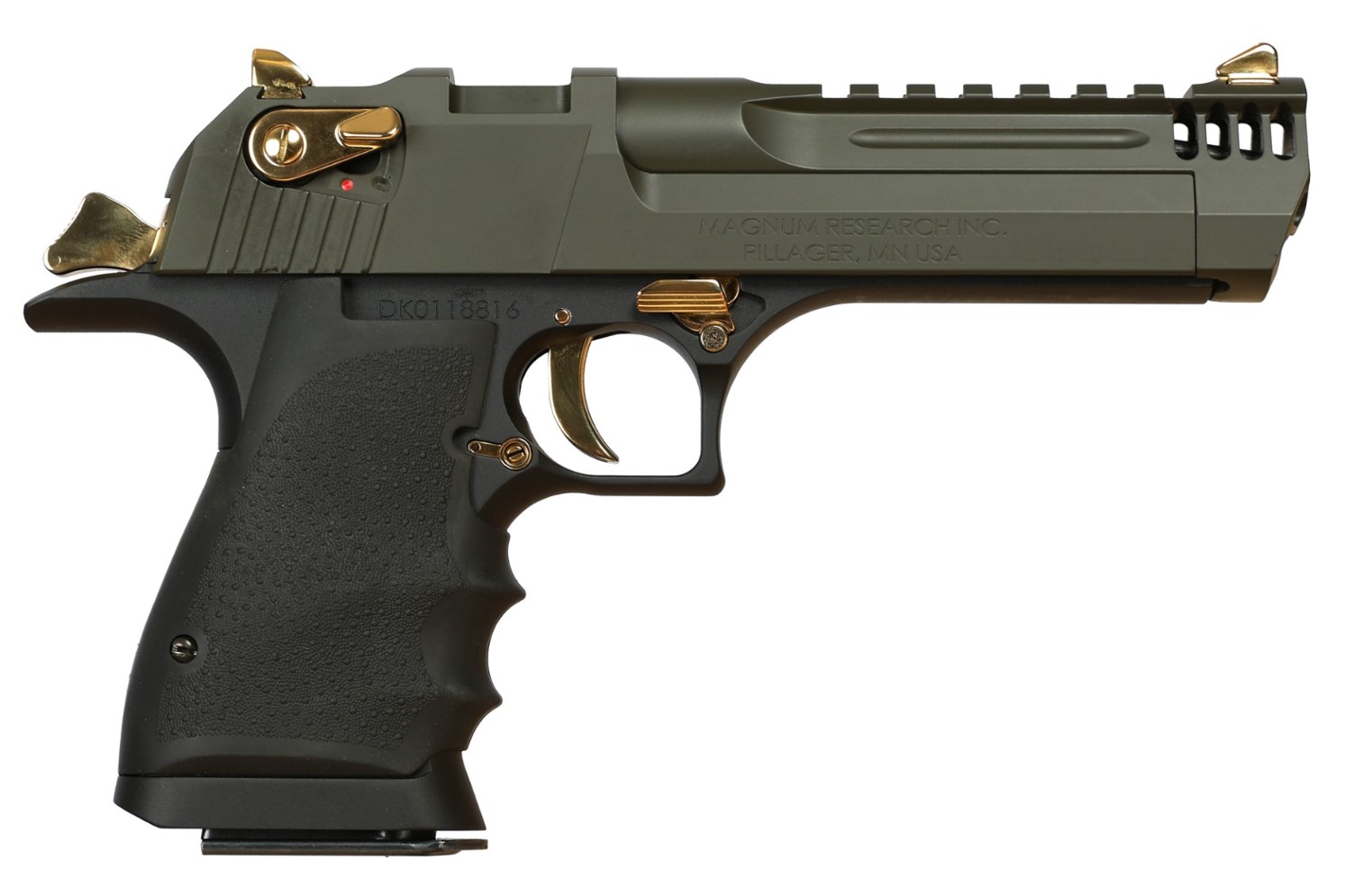Magnum Research Desert Eagle L6 44 Mag 6 Black Green