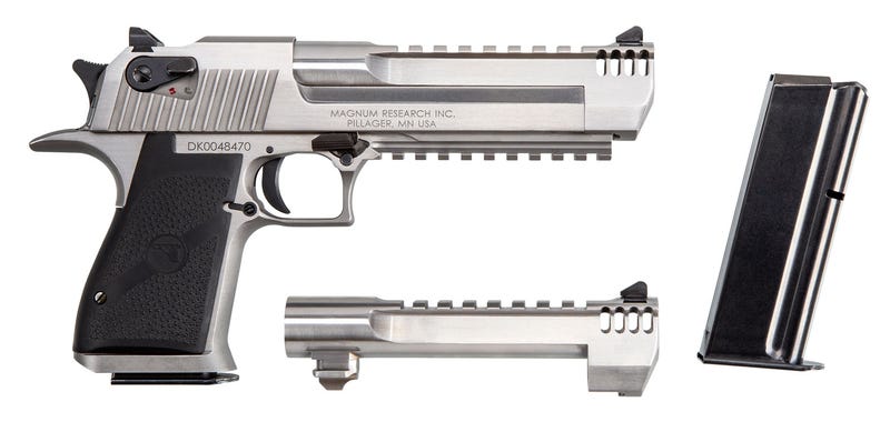MAGNUM RESEARCH DESERT EAGLE MARK XIX STAINLESS .429 DE / .50 AE 6″ BARREL 7-ROUNDS