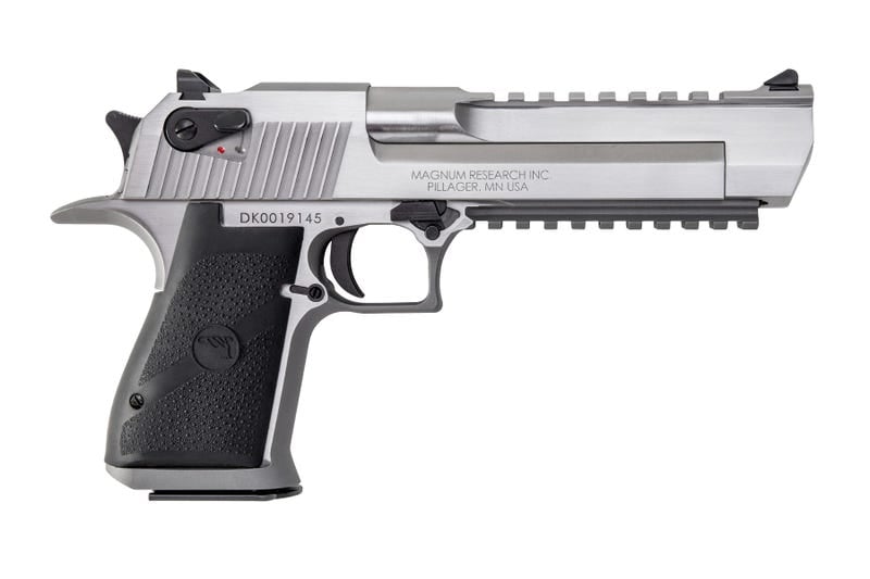 MAGNUM RESEARCH DESERT EAGLE MARK XIX STAINLESS .50 AE 6″ BARREL 7-ROUNDS MUZZLE BRAKE