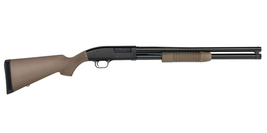 Maverick 88 Security 12 Gauge Pump Shotgun with FDE Stock