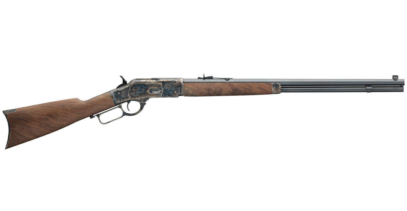 Model 1873 Sporter 38/357 Octagon Lever Action Rifle with Color Case Hardened Re