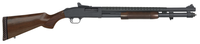 MOSSBERG 590A1 RETROGRADE WALNUT 12 GA 20″ BARREL 3″-CHAMBER 8-ROUNDS
