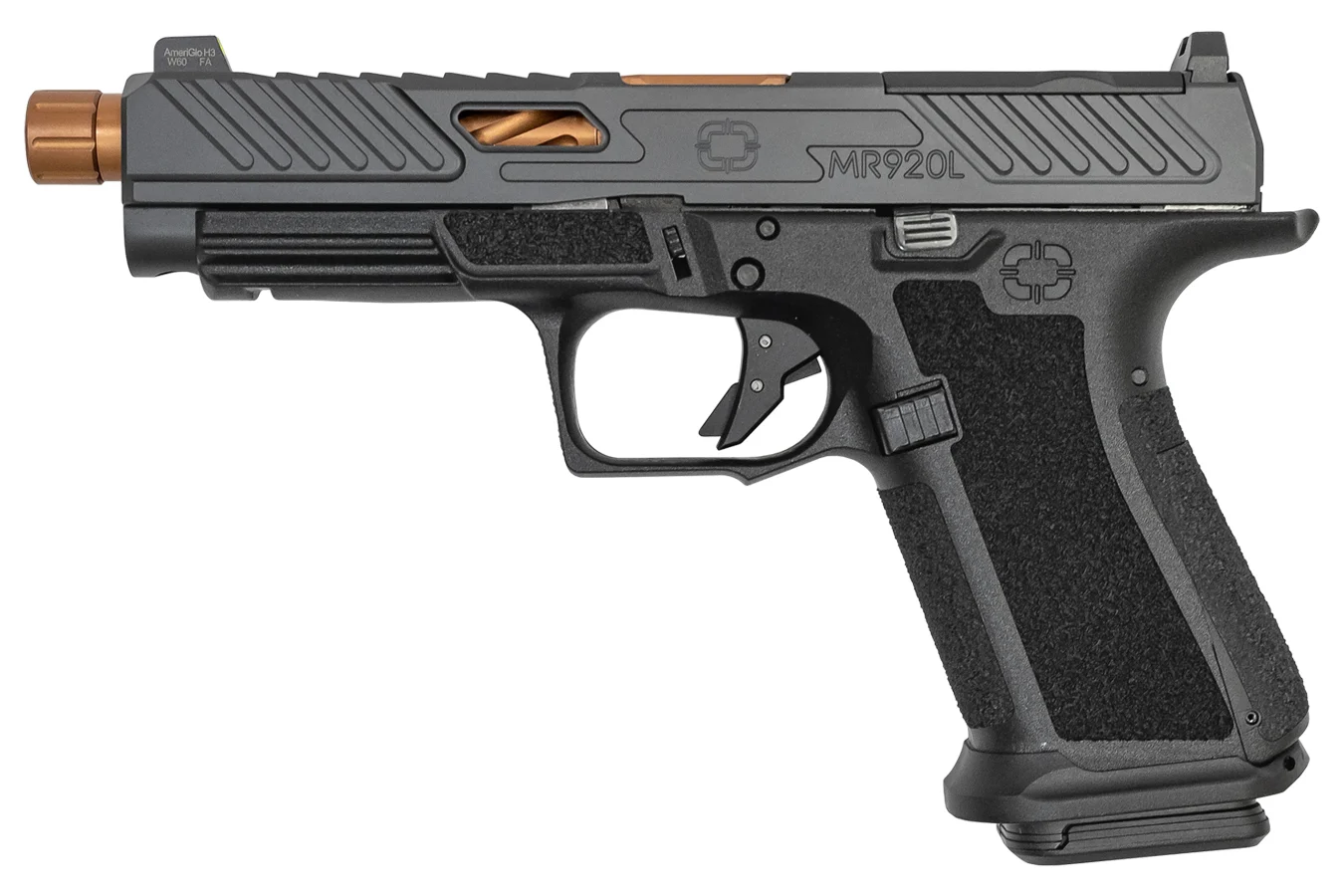 MR920 Elite 9mm Pistol with Bronze Threaded Barrel and Optic Ready Slide