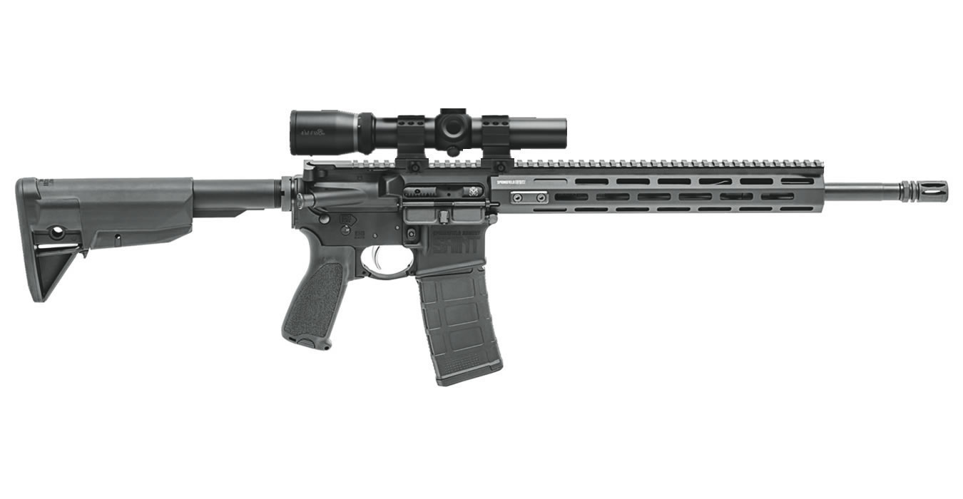 Saint 5.56mm Free Float Handguard Semi-Auto Rifle with Burris Scope and Mount