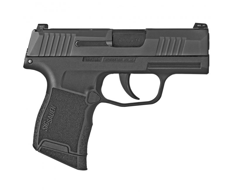 Sig Sauer P365 Green Black Grabagun Exclusive 9MM 3 1 Barrel 10 Rounds Manual Safety