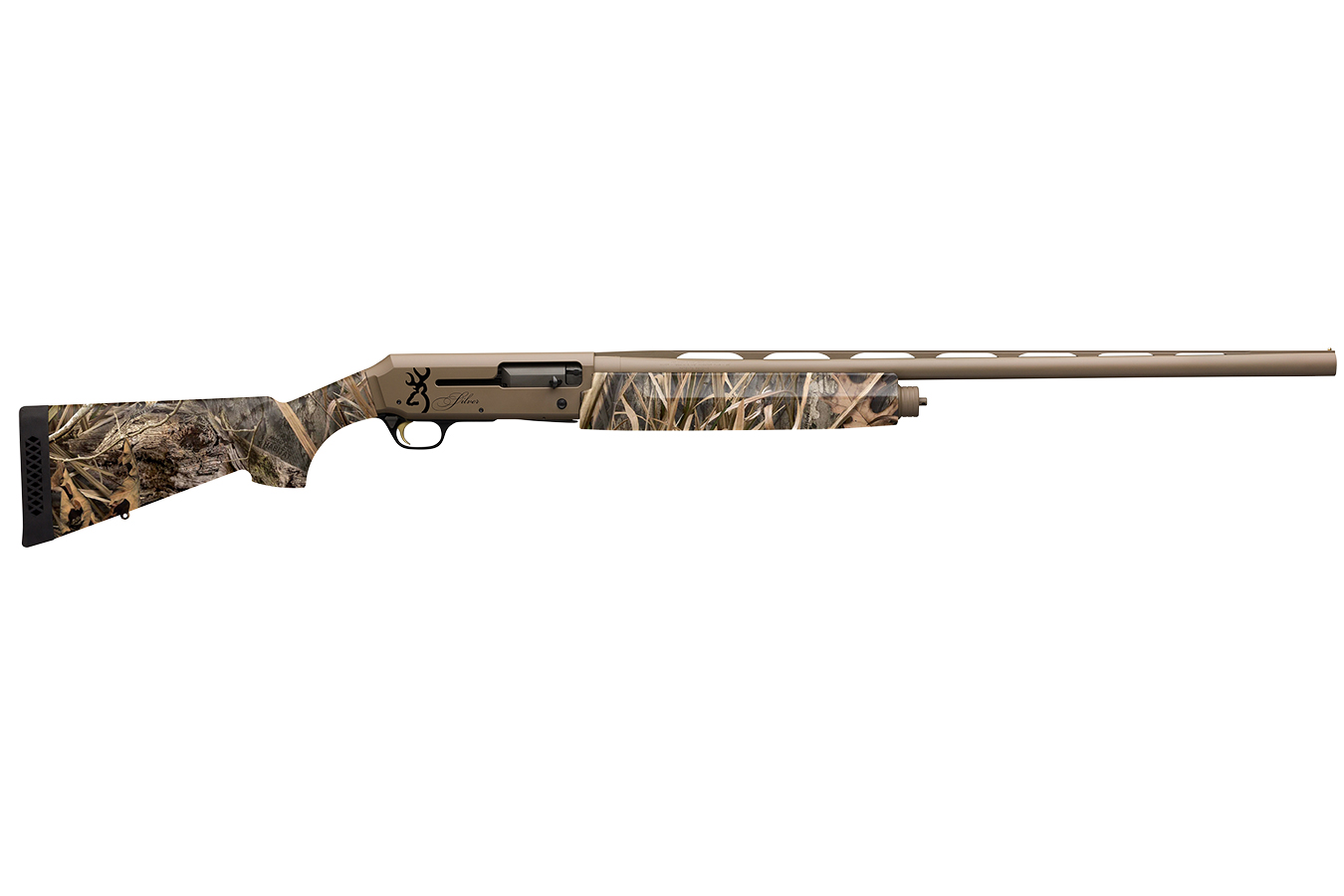 Silver Field 12 Gauge Semi-Automatic Shotgun with Mossy Oak Bottomland Camo Finish