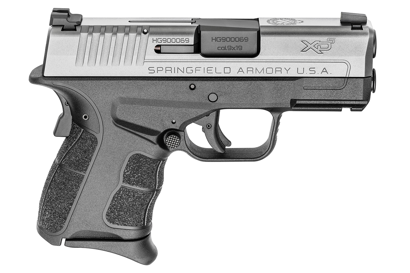 Springfield XD S Mod 2 Single Stack 9MM Pistol With Stainless Slide And Tritium Front Sight