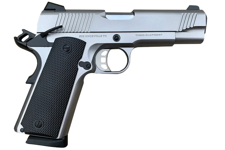 Tisas 1911 Match Stainless 45 ACP 5 Barrel 8 Rounds